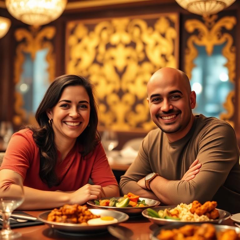 Carmen & Diego at Namaste India