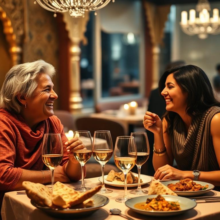 Marta & friends at Namaste India